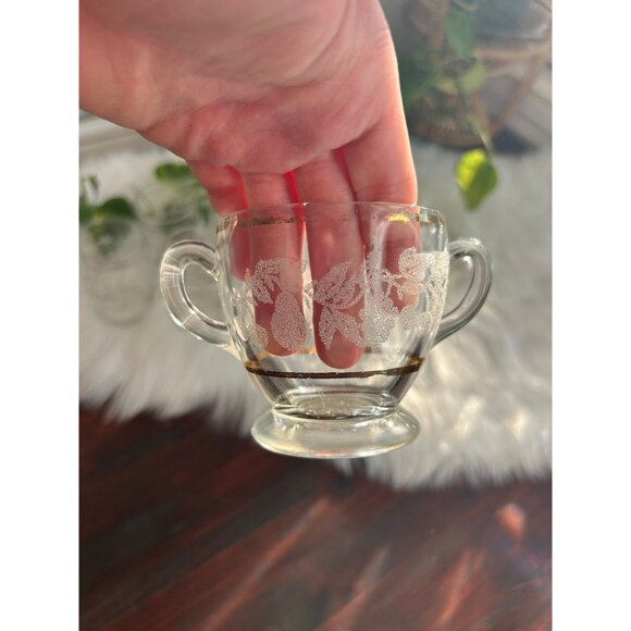 Vintage Bartlett Collins juice carafe pitcher 6 glasses creamer and sugar - Picture 7 of 10